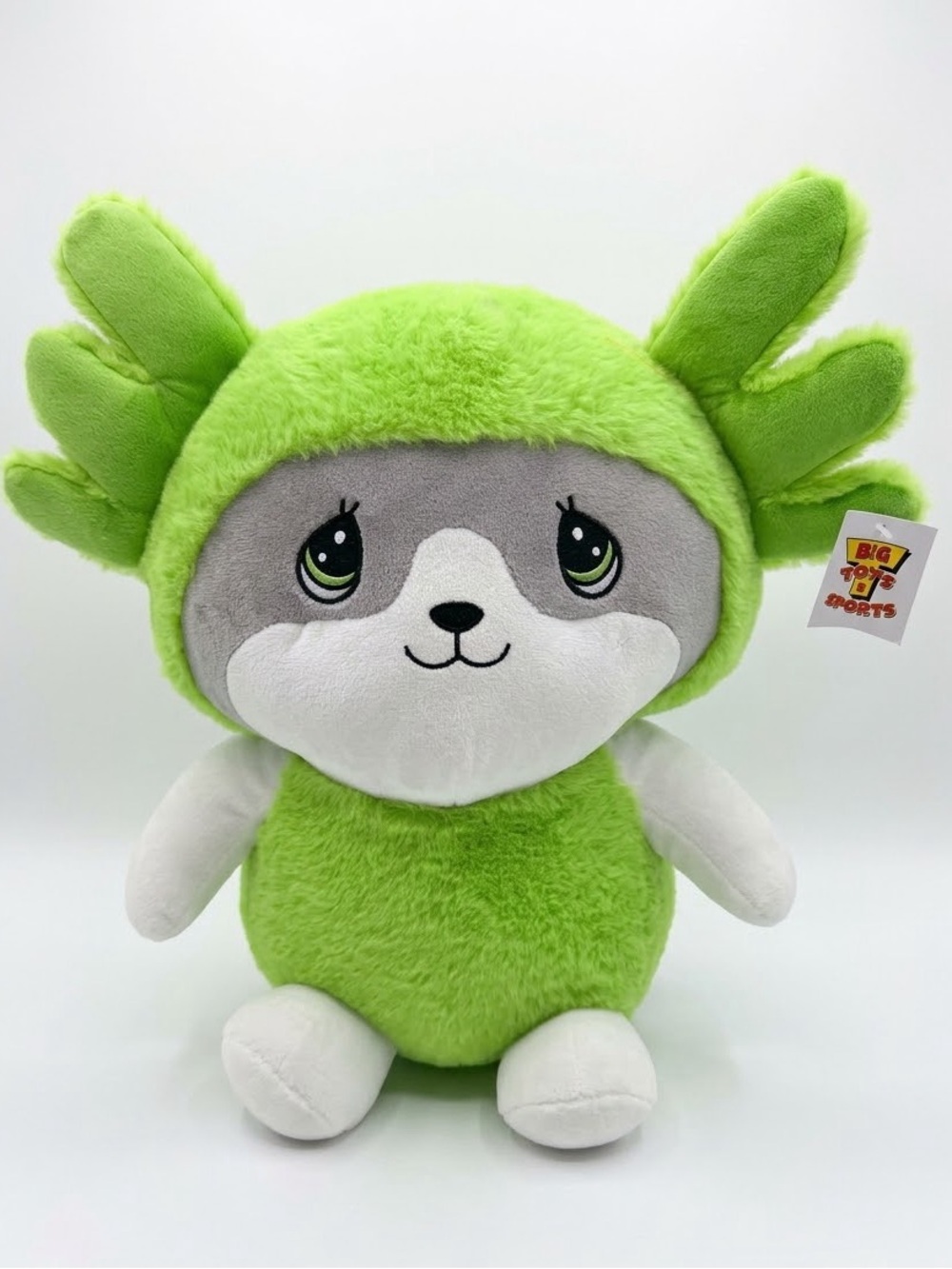 Green Axolotl 16.5” plush toy NWT